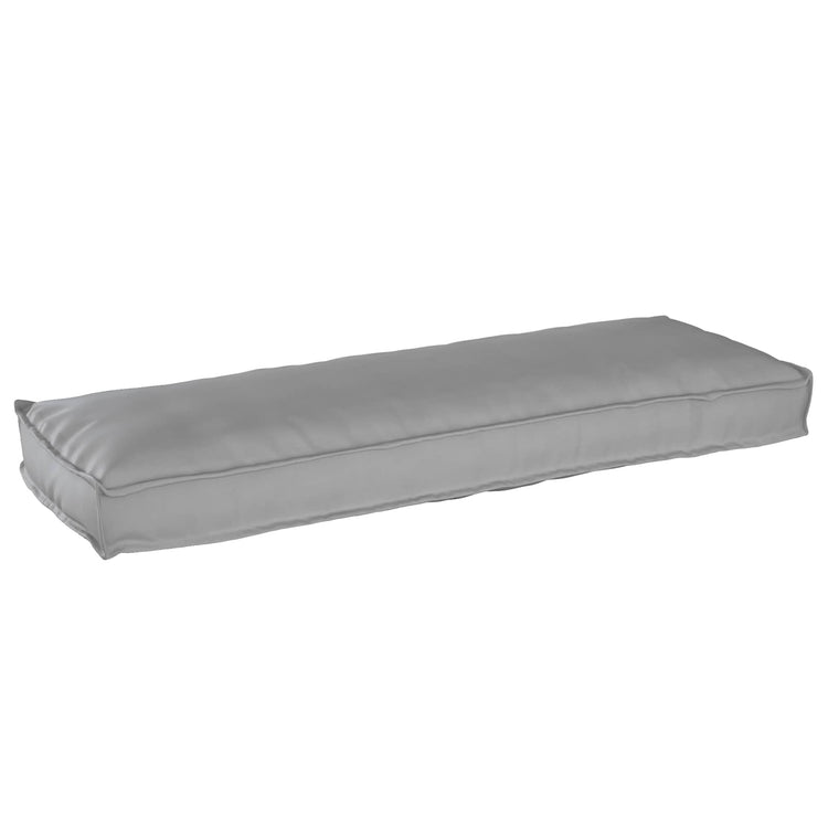 VidaXL Palettenkissen-Set 2-tlg. Grau 120 x 40 x 8 cm Oxford-Stoff