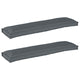 VidaXL Palettenkissen-Set 2-tlg. Anthrazit 150 x 40 x 8 cm Oxford-Stoff