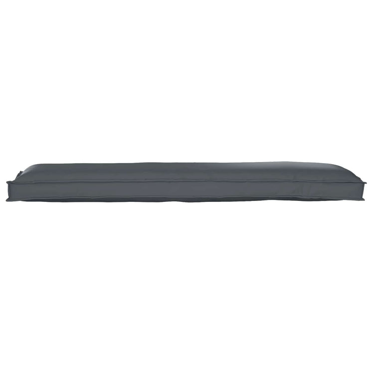 VidaXL Palettenkissen-Set 2-tlg. Anthrazit 150 x 40 x 8 cm Oxford-Stoff