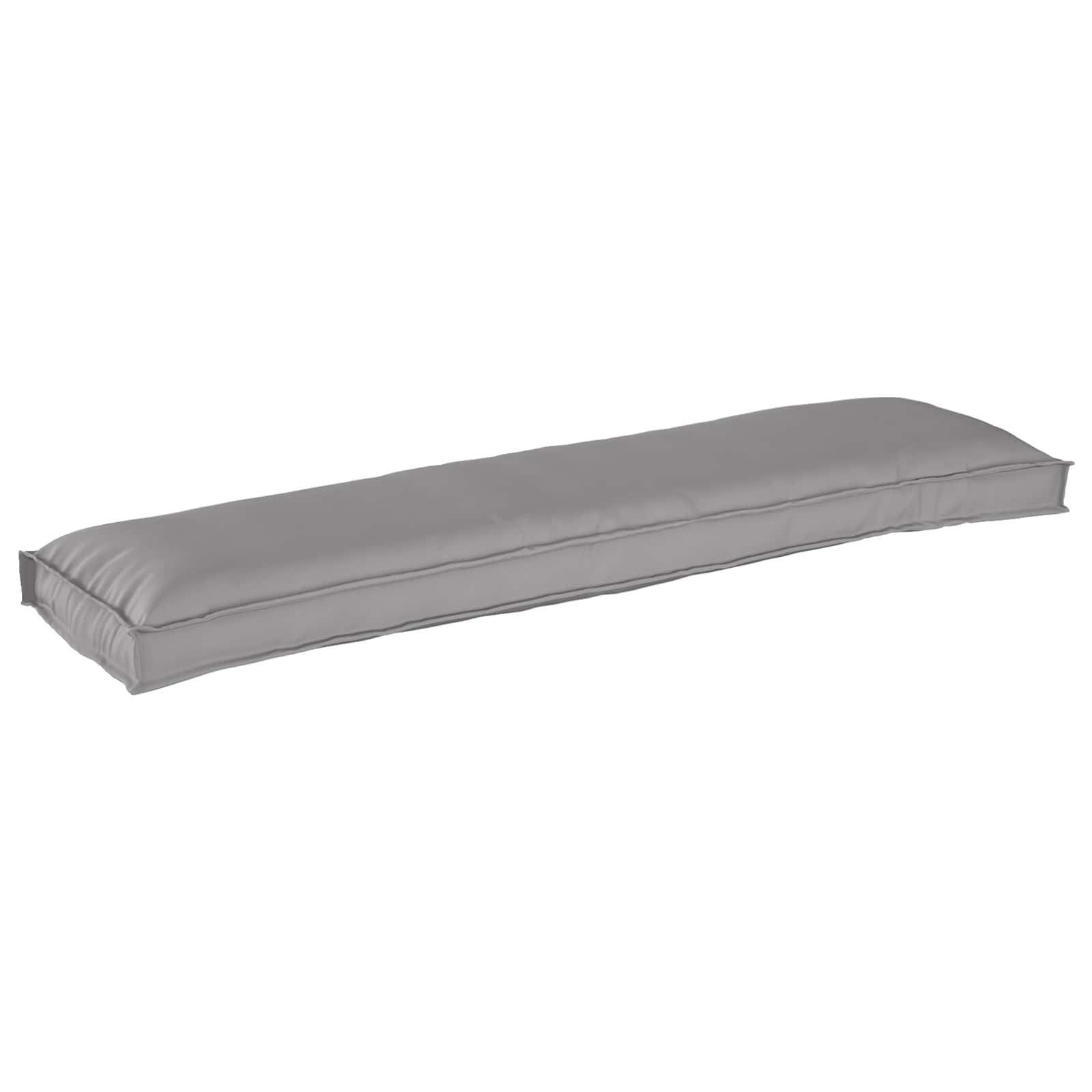 VidaXL Palettenkissen-Set 2-tlg. Grau 150 x 40 x 8 cm Oxford-Stoff