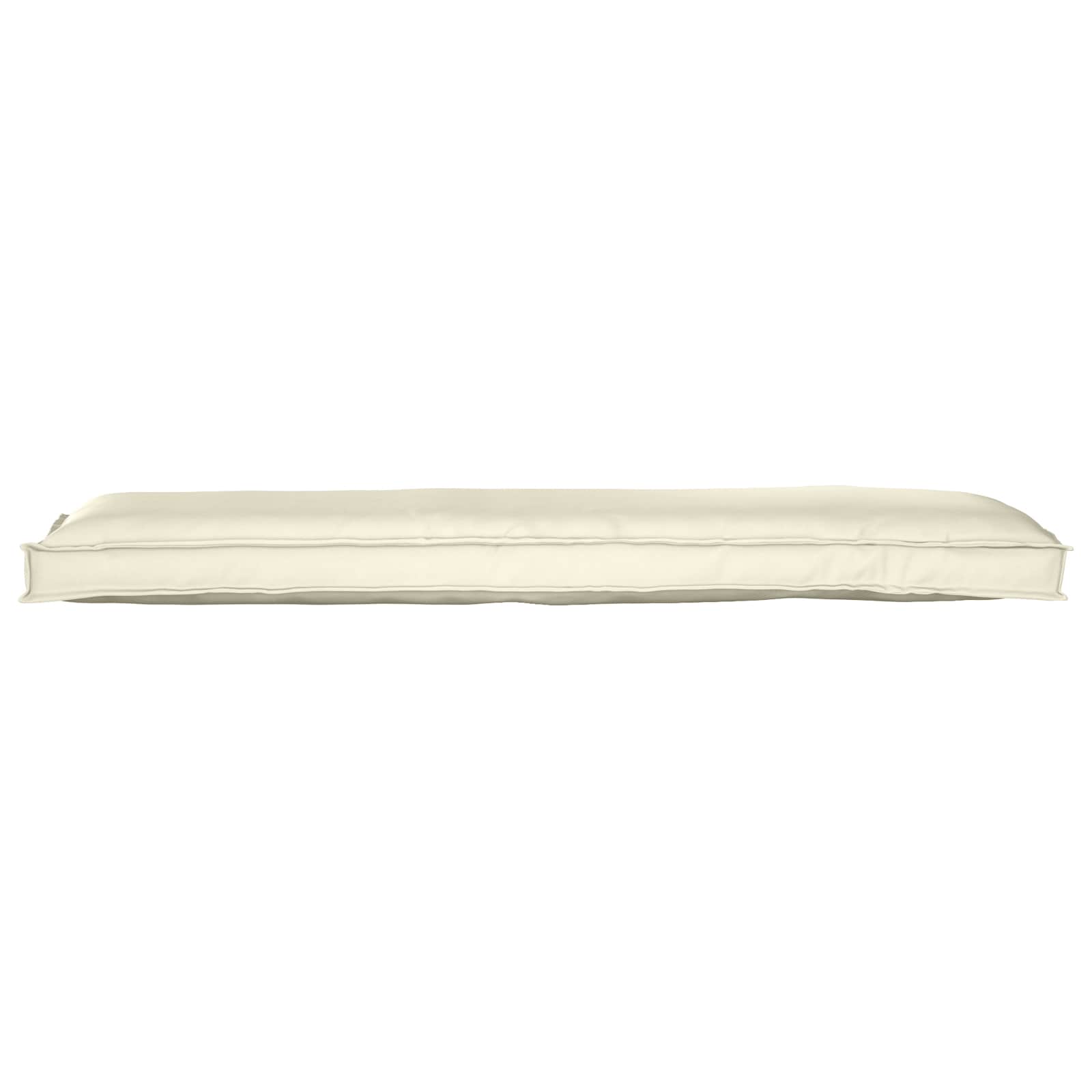 VidaXL Palettenkissen-Set 2-tlg. Creme 150 x 40 x 8 cm Oxford-Stoff