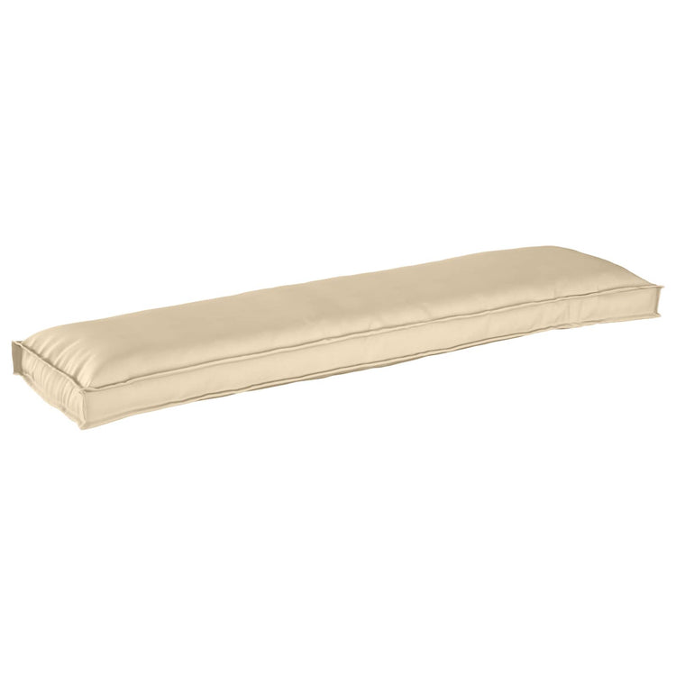 VidaXL Palettenkissen-Set 2-tlg. Beige 150 x 40 x 8 cm Oxford-Stoff