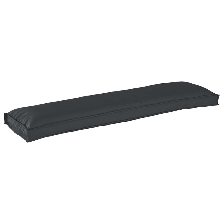 VidaXL Palettenkissen-Set 2-tlg. Schwarz 150 x 40 x 8 cm Oxford-Stoff