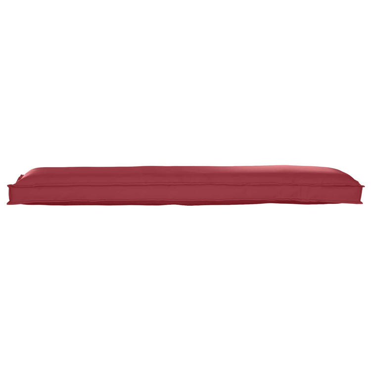 VidaXL Palettenkissen-Set 2-tlg. Weinrot 150 x 40 x 8 cm Oxford-Stoff