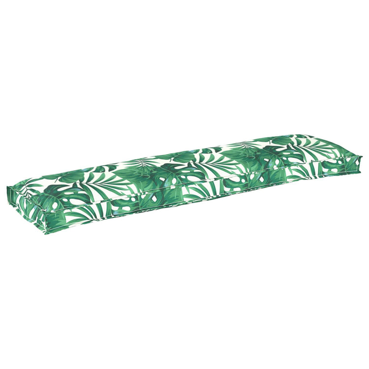 VidaXL Palettenkissen-Set 2-tlg. Blattmuster 150 x 40 x 8 cm Oxford-Stoff