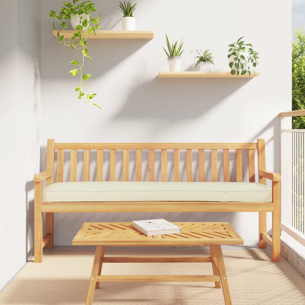 VidaXL Palettenkissen-Set 2-tlg. Creme 200 x 40 x 8 cm Oxford-Stoff