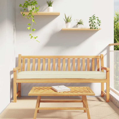VidaXL Palettenkissen-Set 2-tlg. Creme 200 x 40 x 8 cm Oxford-Stoff