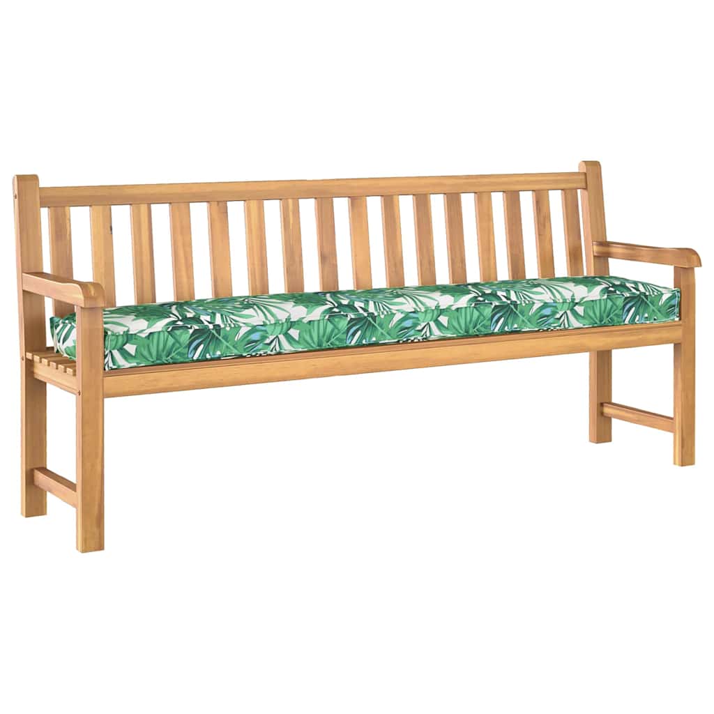 VidaXL Palettenkissen-Set 2-tlg. Blattmuster 200 x 40 x 8 cm Oxford-Stoff