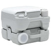 VidaXL Campingtoilette Grau und Weiß 41,5 x 36,5 x 30 cm Polyethylen