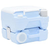 Vidaxl Campingtoilette Hellblau und Weiß 41,5 x 36,5 x 30 cm Polyethylen