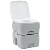 Vidaxl Campingtoilette grau und weiß 41,5 x 36,5 x 42 cm Polyethylen