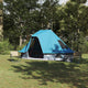 Vidaxx Familien-Tipi-Zelt Tipi mit Dach Blau 466 x 310 x 240 cm