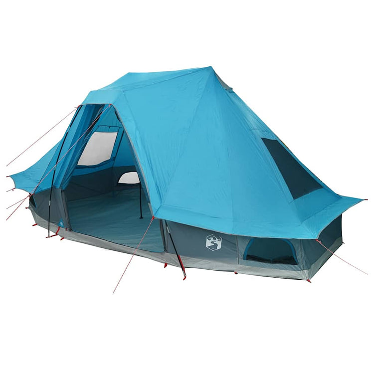 Vidaxx Familien-Tipi-Zelt Tipi mit Dach Blau 466 x 310 x 240 cm
