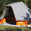 Vidaxx Familien-Tipi-Zelt Tipi Grau und Orange 466 x 310 x 240 cm