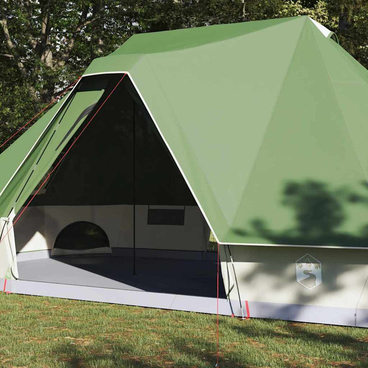 Vidaxx Familien-Tipi-Zelt Tipi mit Dach grün 680 x 430 x 270 cm