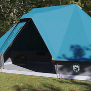 Vidaxx Familien-Tipi-Zelt Tipi mit Dach Blau 680 x 430 x 270 cm - afbeelding 3