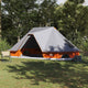 Vidaxx Family Tipi Zelt Tipi Grau und Orange 680 x 430 x 270 cm