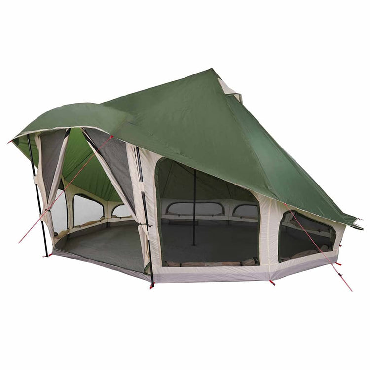 Vidaxx Familien-Tipi-Zelt Tipi mit Gründach 508 x 470 x 300 cm