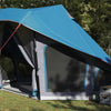 Vidaxx Familien-Tipi-Zelt Tipi Blau und Grau 508 x 470 x 300 cm