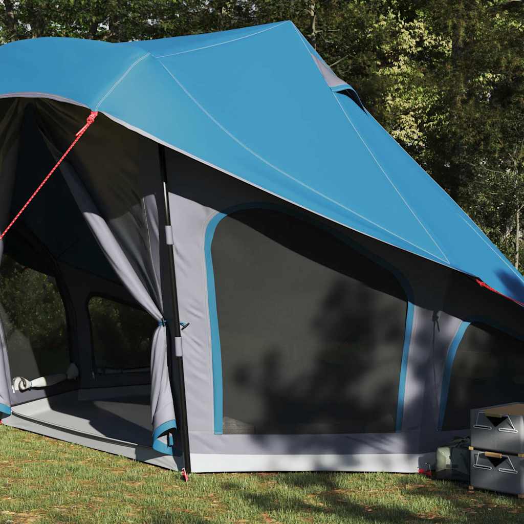 Vidaxx Familien-Tipi-Zelt Tipi Blau und Grau 508 x 470 x 300 cm