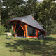 Vidaxx Family Tipi Zelt Tipi Grau und Orange 508 x 470 x 300 cm