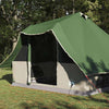 Vidaxx Tipi-Zelt mit Dach mit Stauraum, grün, 358 x 296 x 258 cm, Taft