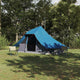Vidaxx Tipi-Zelt mit Dach mit Stauraum, blau, 364 x 281 x 257 cm, Taft