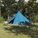 Vidaxx Familien-Tipi-Zelt Tipi Blau und Grau 560 x 560 x 300 cm