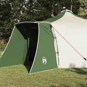 Vidaxx Tipi-Zelt mit Dach grün und beige 492 x 492 x 275 cm Stoff - afbeelding 3