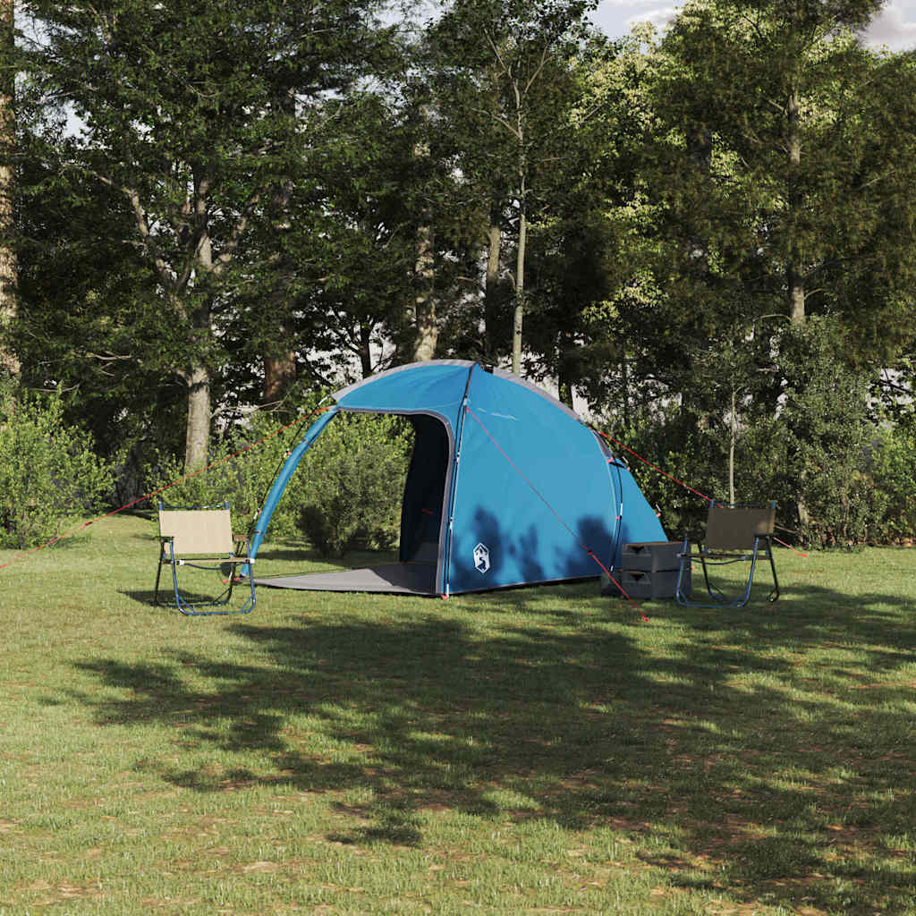 Vidaxx Zelthaus blau 370 x 230 x 185 cm Polyester und Fiberglas