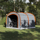Vidaxx Zelt mit Dach grau und orange 268 x 240 x 191 cm Polyester