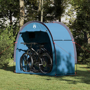 Vidaxxl Fahrradzelt mit Dach mit Stauraum blau 210 x 90 x 174 cm - afbeelding 1