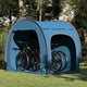 VidaXL Fahrradzelt mit Dach mit Stauraum Blau 218 x 156 x 180 cm