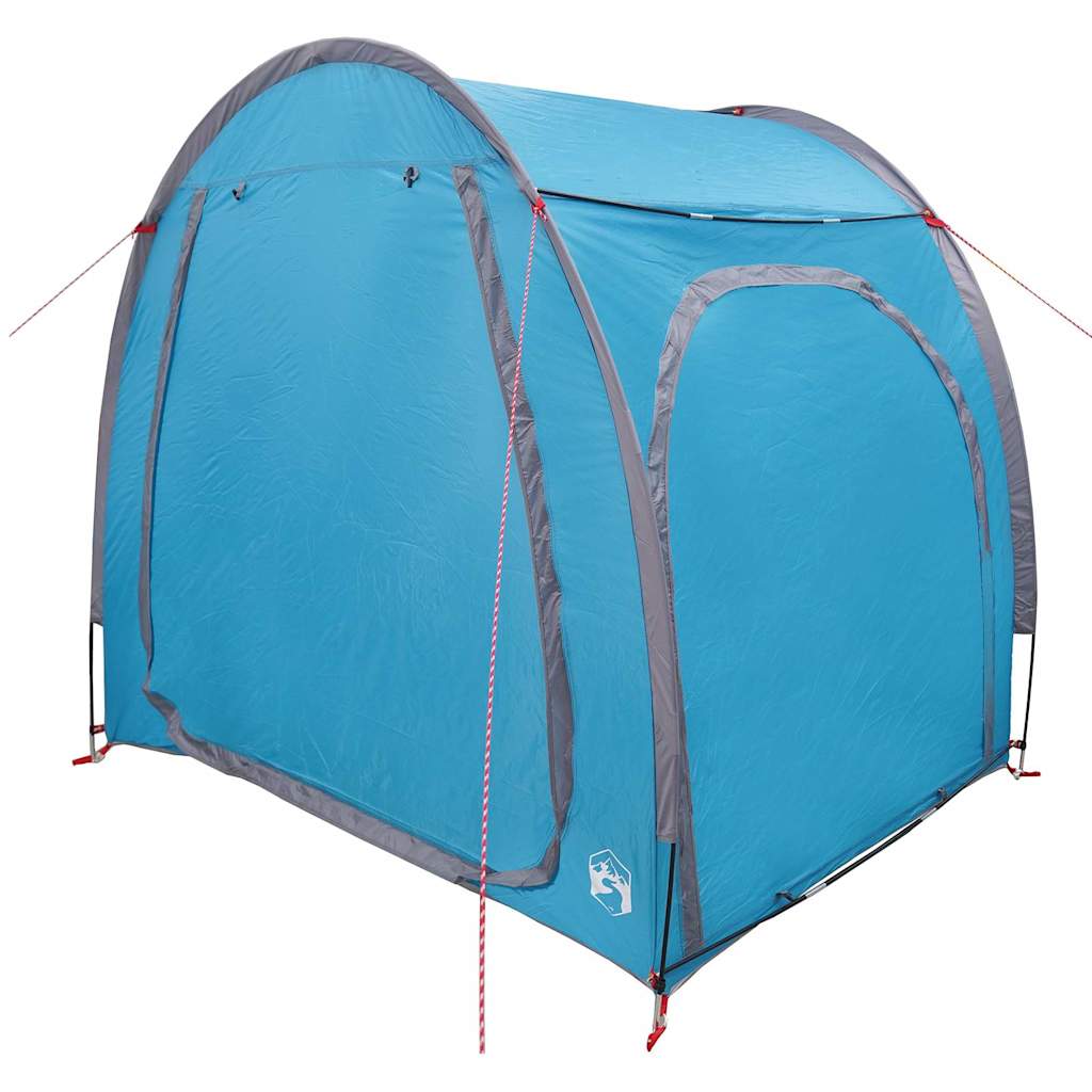 VidaXL Fahrradzelt mit Dach mit Stauraum Blau 218 x 156 x 180 cm