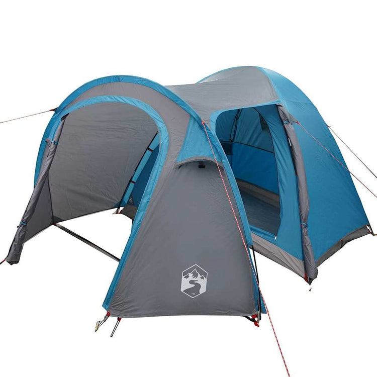 Vidaxx Kuppelzelt Kuppel mit Dach mit Stauraum Blau 384 x 254 x 170 cm