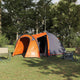 Vidaxx Kuppelzelt Kuppel mit Dach Grau und Orange 384 x 254 x 170 cm