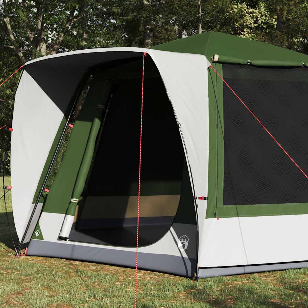 VidaXL Campingzelthaus mit Dach grün 420 x 420 x 227 cm Polyester
