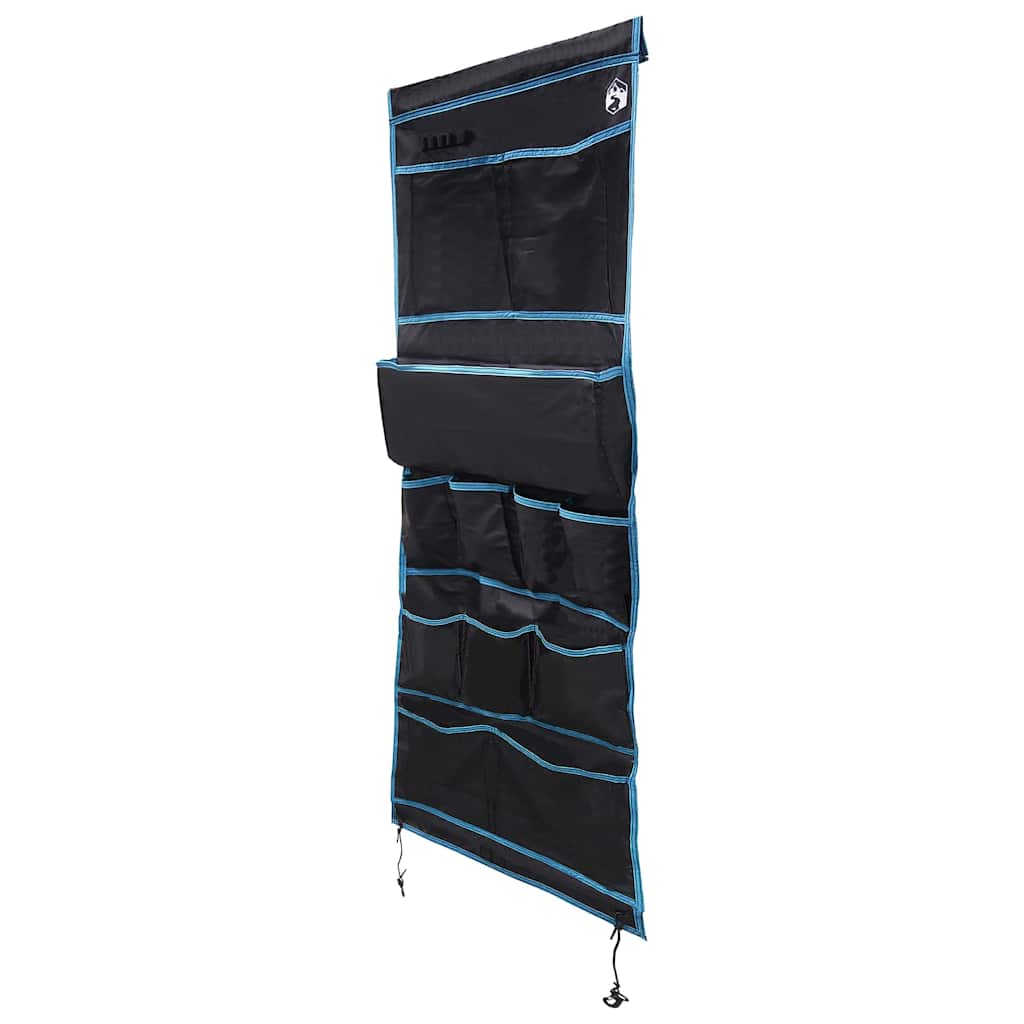 VidaXL Aufbewahrungstasche mit Stauraum Schwarz und Blau 161 x 58,5 cm Oxford