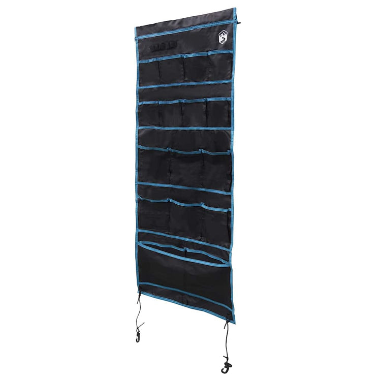 VidaXL Aufbewahrungstasche mit Stauraum Schwarz und Blau 125 x 48 cm Oxford