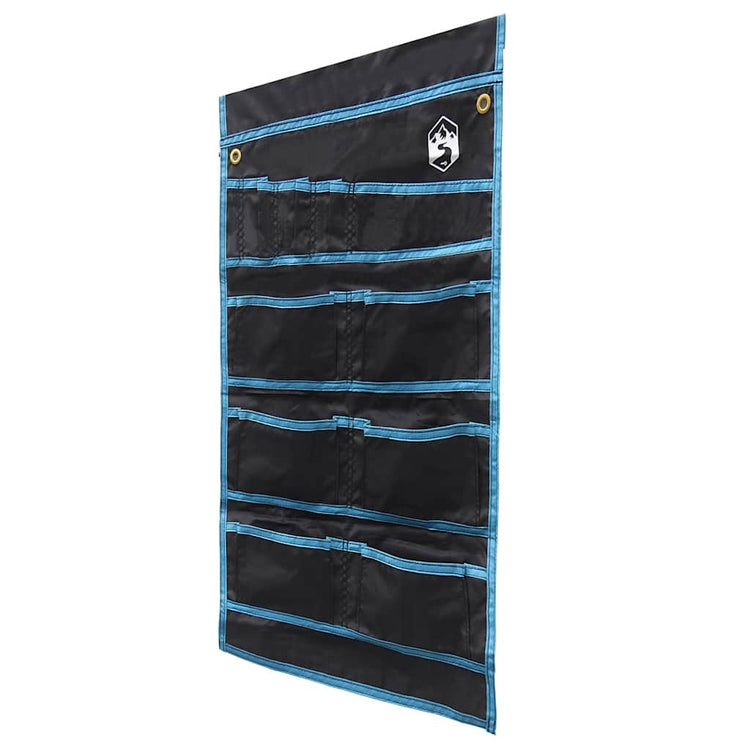 VidaXL Aufbewahrungstasche mit Stauraum Schwarz und Blau 63,5 x 40 cm Oxford