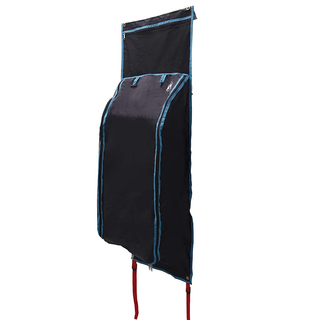 VidaXL Aufbewahrungstasche mit Stauraum Schwarz und Blau 140 x 43 cm Oxford