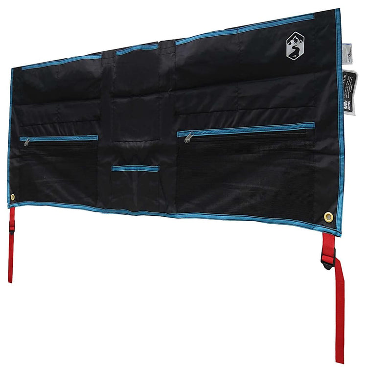 VidaXL Aufbewahrungstasche mit Stauraum Schwarz und Blau 98 x 47 cm Oxford