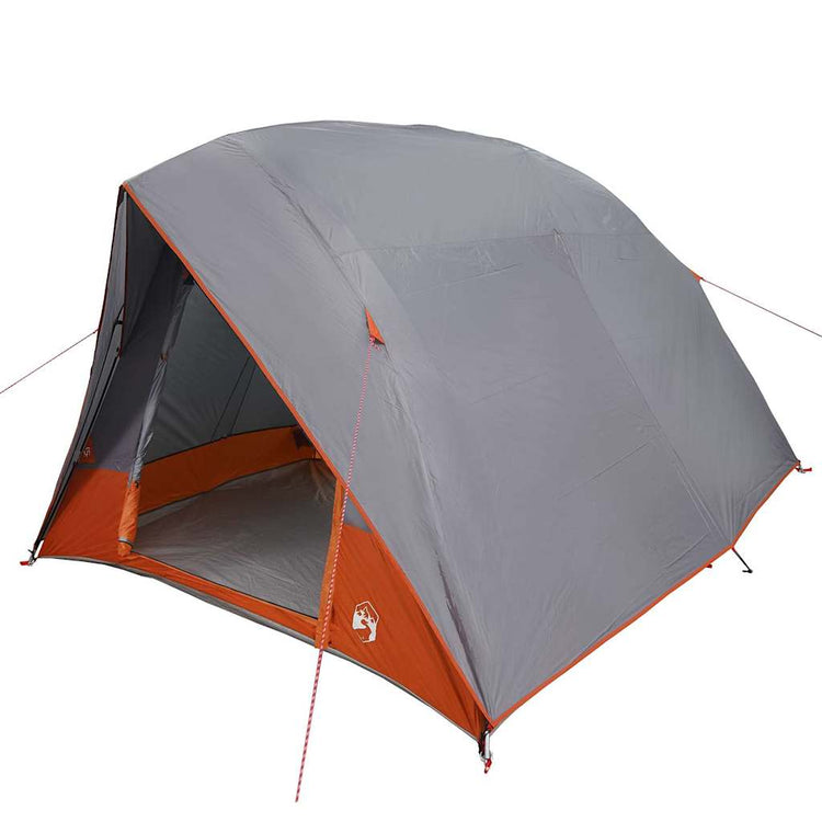 VidaXL Campingzelt mit Dach grau und orange 320 x 275 x 190 cm Taft