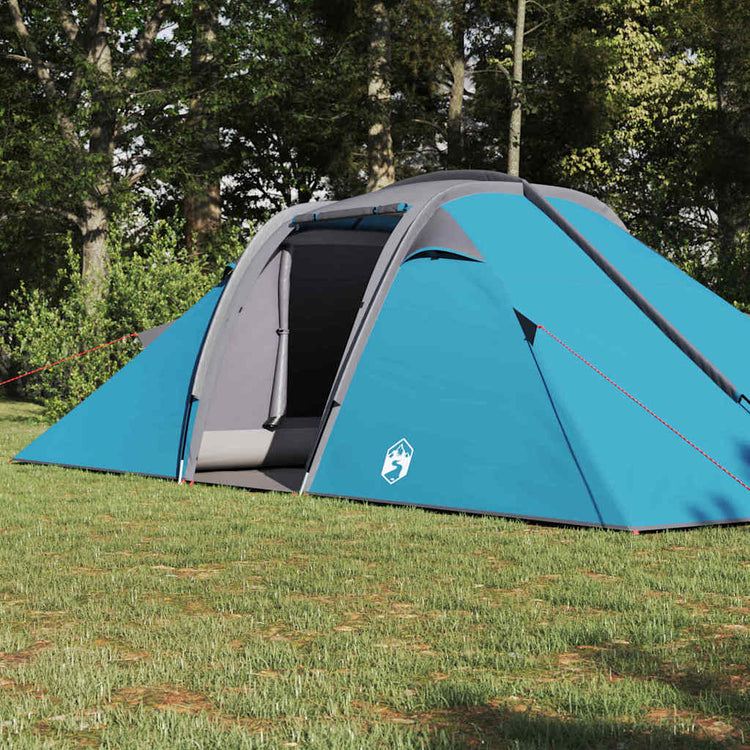 Vidaxx Tunnelzelt mit Dach mit Stauraum, blau, 510 x 240 x 156 cm, Taft