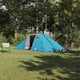 Vidaxx Tunnelzelt mit Dach mit Stauraum, blau, 510 x 240 x 156 cm, Taft