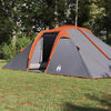 Vidaxx Tunnelzelt mit Dach grau und orange 510 x 240 x 156 cm Taft