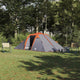 Vidaxx Tunnelzelt mit Dach grau und orange 510 x 240 x 156 cm Taft