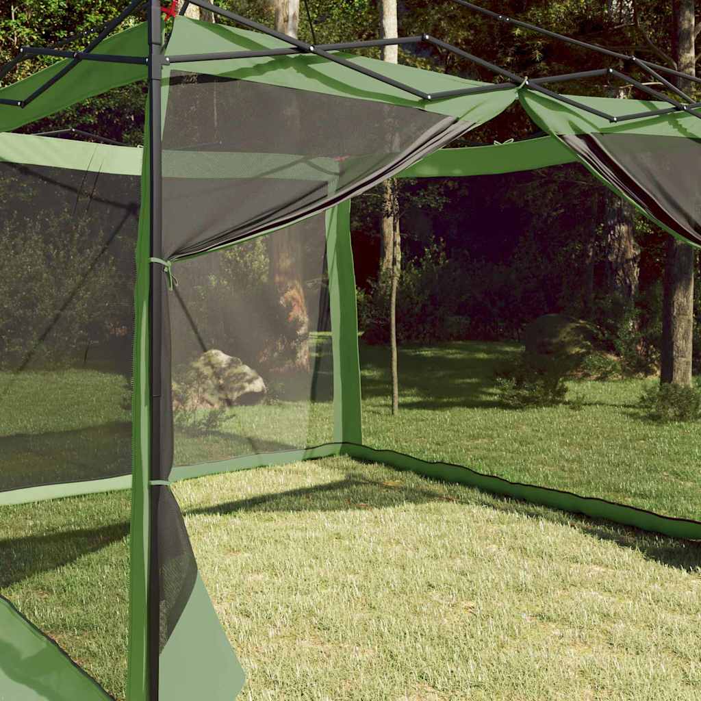 VidaXL Innenzelt mit Dach mit Stauraum, grün, 303 x 303 x 196 cm, Taft