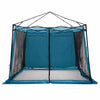 VidaXL Innenzelt mit Dach mit Stauraum blau 303 x 303 x 196 cm Taft