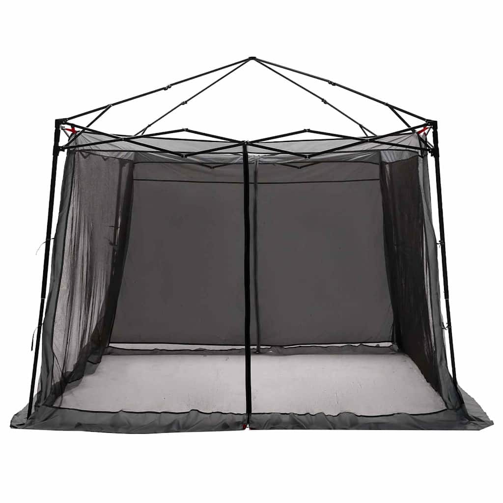 VidaXL Innenzelt mit Dach grau und orange 303 x 303 x 196 cm Taft